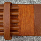 Galen Leather Legacy Collection TwinFlip Pen Case for 5 Pens