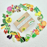 Atlas Stationers - Hako Sticker Vegetables - Stickers