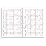 Kleid 2mm Grid Loose Leaf Diary - A5