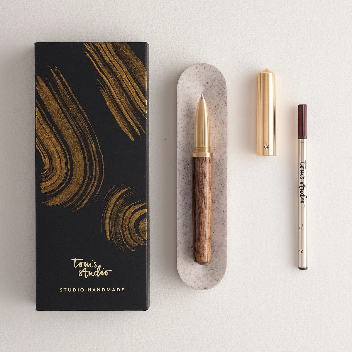 Tom's Studio Studio Handmade Rollerball - Walnut