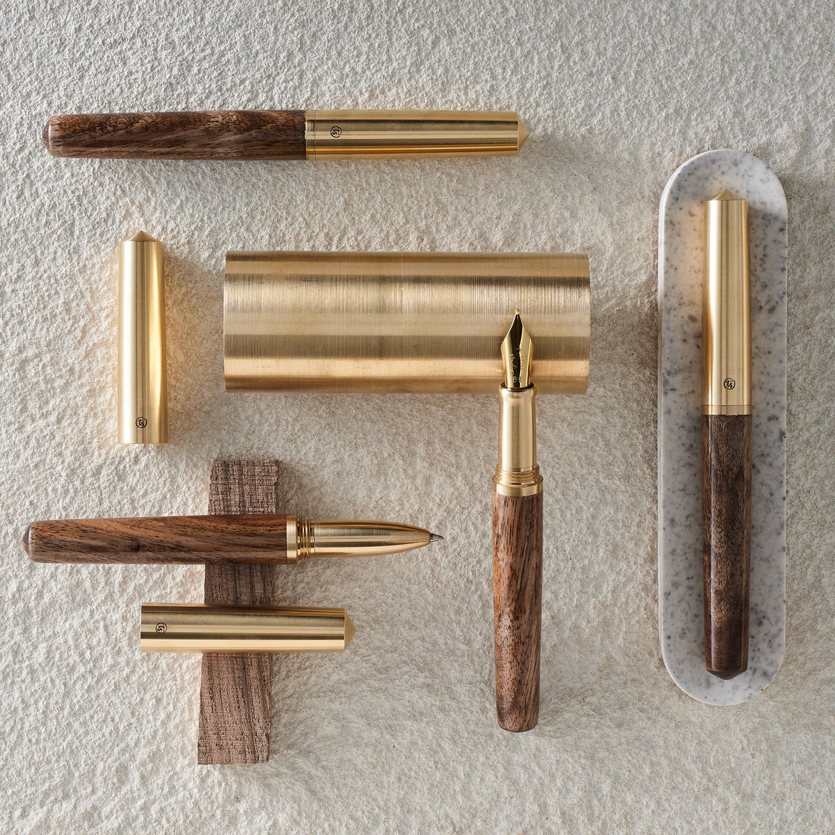 Tom's Studio Studio Handmade Rollerball - Walnut