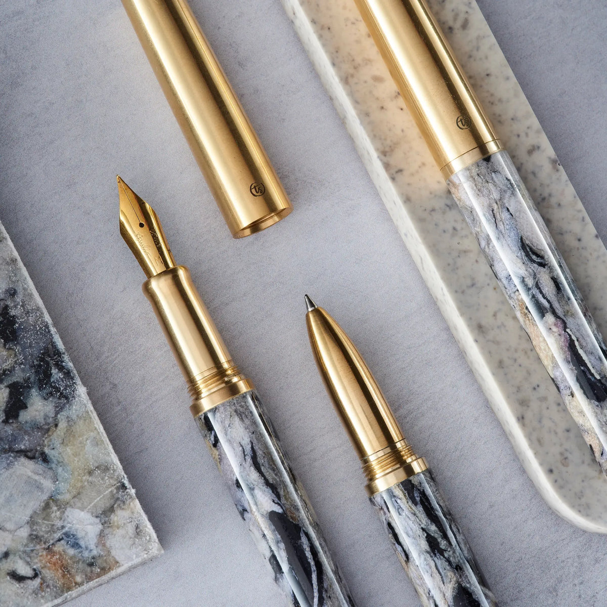 Tom's Studio Studio Handmade Rollerball - Fabreco Monochrome