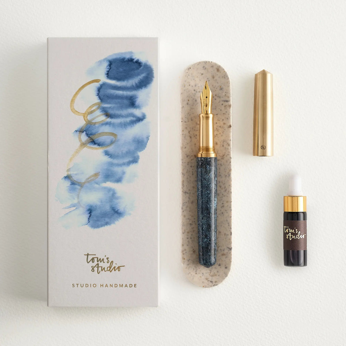 Tom's Studio Studio Handmade Rollerball - Fabreco Blue Denim