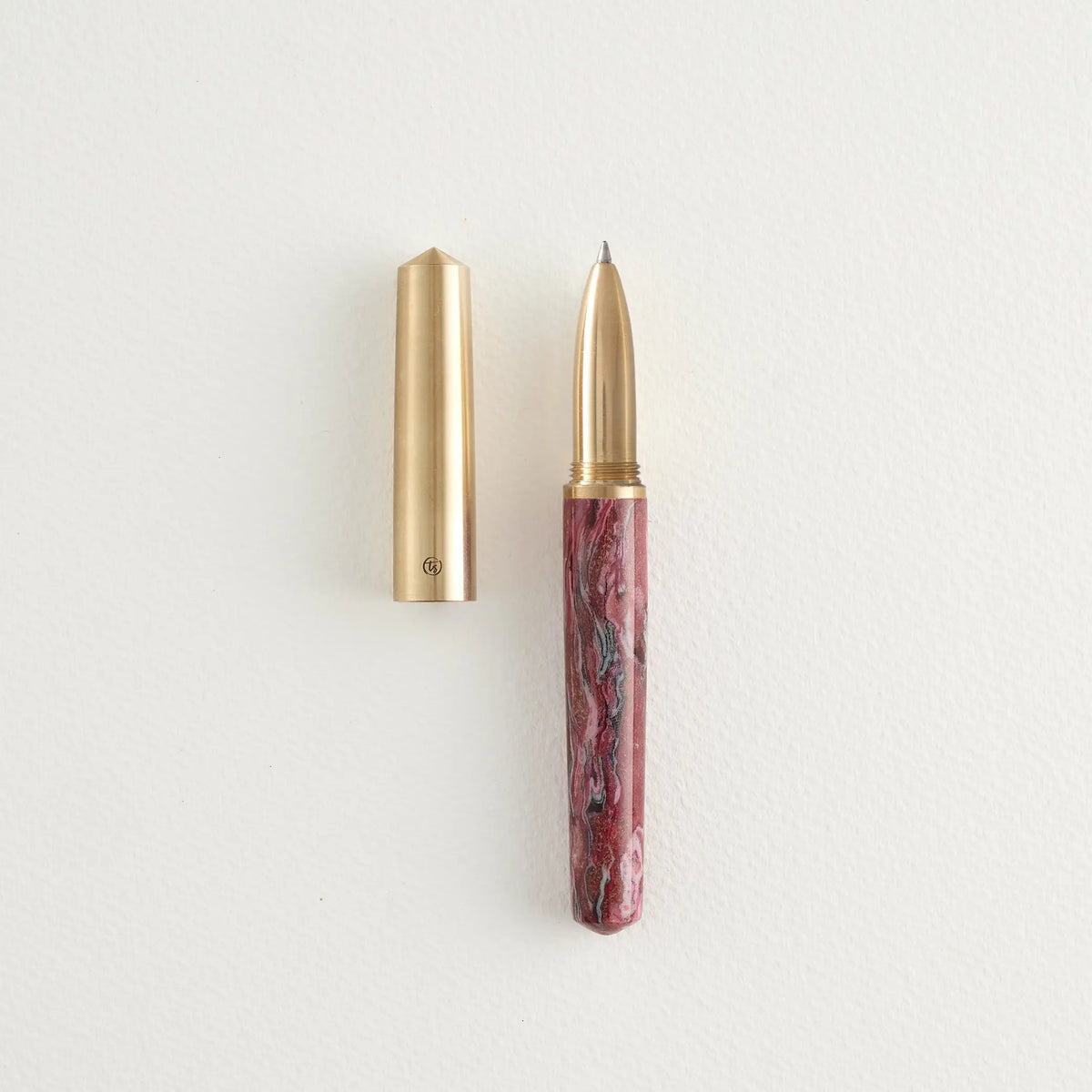 Tom's Studio Studio Handmade Fountain Pen - Fabreco Pink Beach