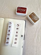 Bloom Paper Studio Caffeine Recharge Button Stamp
