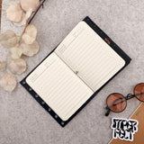 Imperfect Concepts Juniper Leather Notebook - A6  Trifold - Dark Brown w/ Gold & Brass Grommets