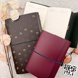 Imperfect Concepts Max Leather Notebook - A6 Bifold - Cognac