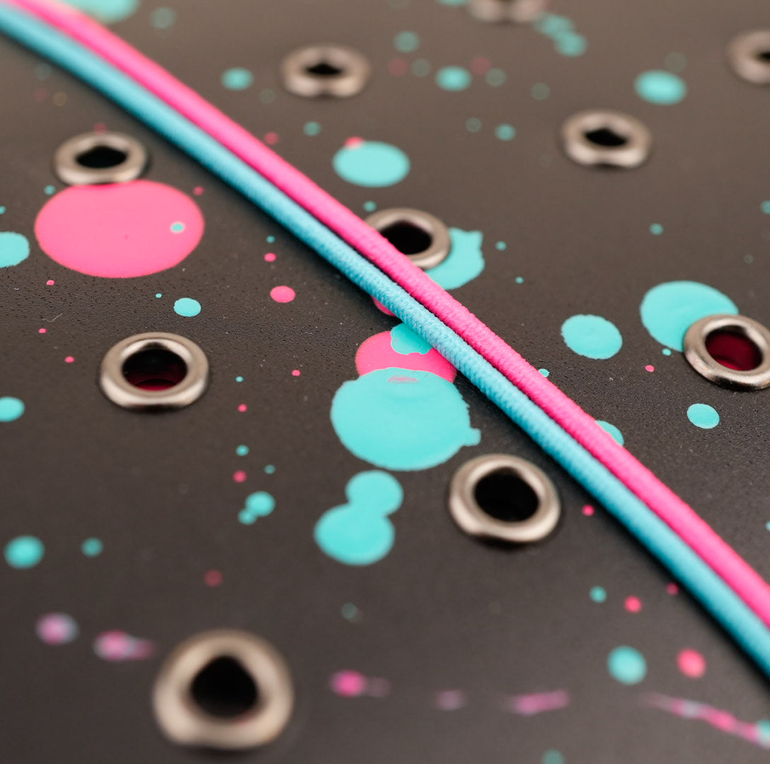 Imperfect Concepts Niko Leather Notebook - B6 Trifold - Painted Black w/ Gunmetal Grommets