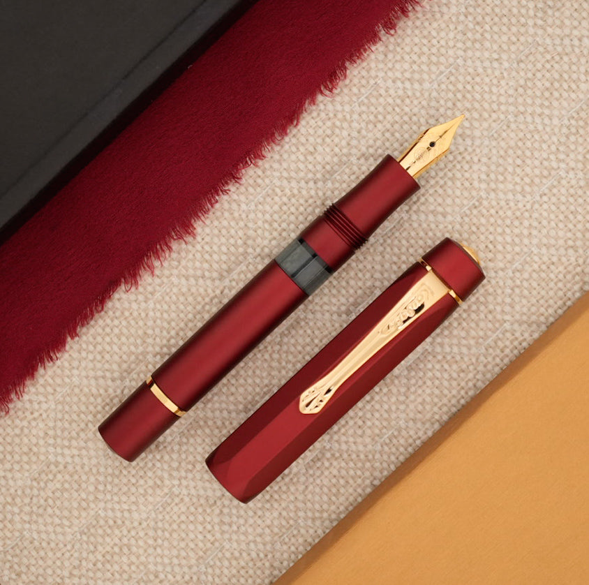 Kaweco Piston AL Sport Fountain Pen - Bordeaux
