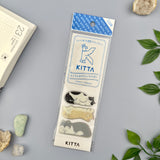 KITTA Portable Washi Decorative Tape - Clear - Cat