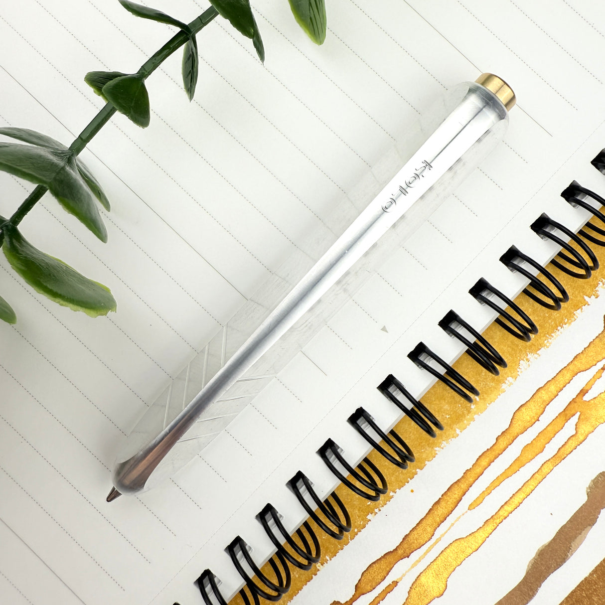 Kolo Tino Ballpoint Pen - Raw Aluminum