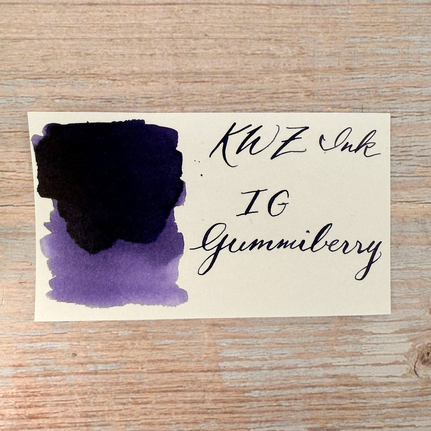 KWZ Iron Gall Gummiberry - 60ml Bottled Inks