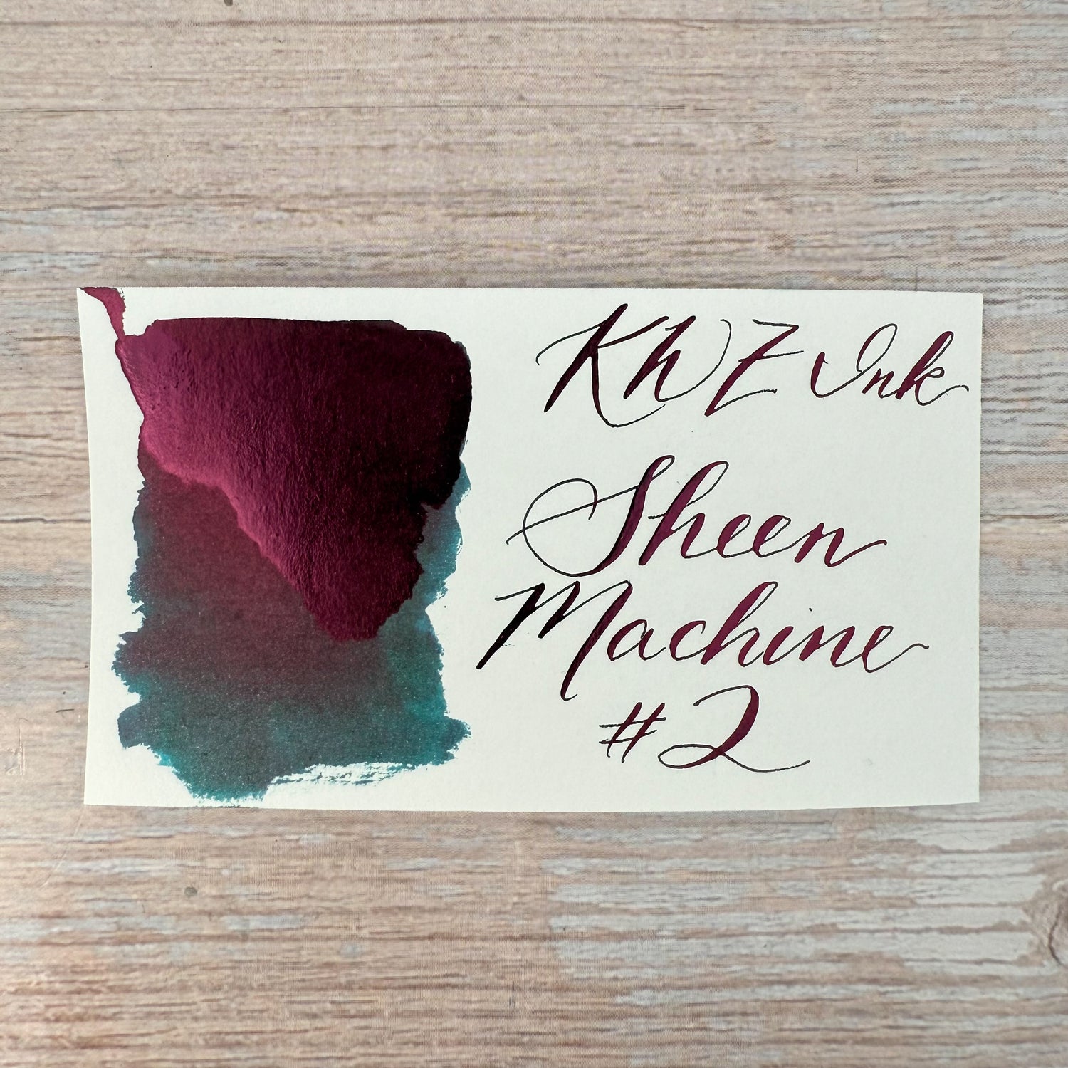 KWZ Sheen Machine 2: Sheen Day - 60ml Bottled Inks