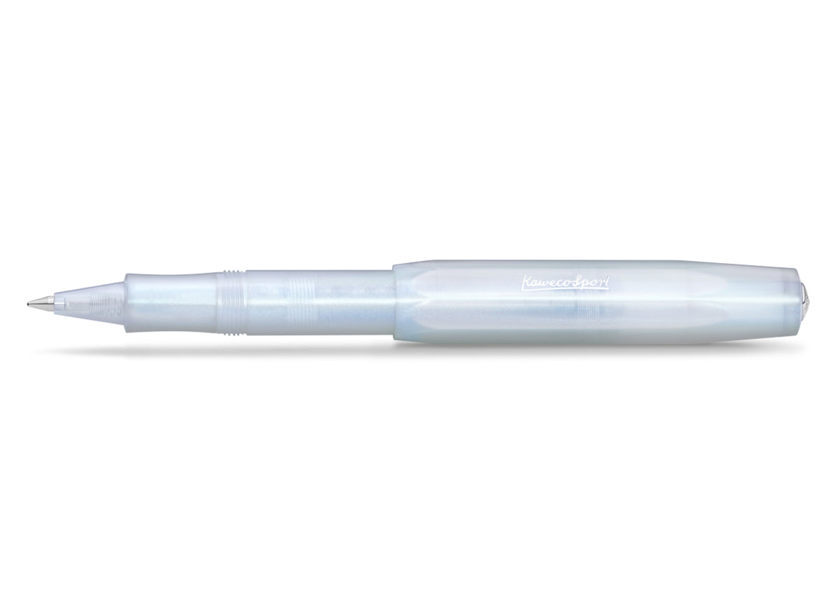 Kaweco Lunar Sport Rollerball Pen - Light Blue, uncapped