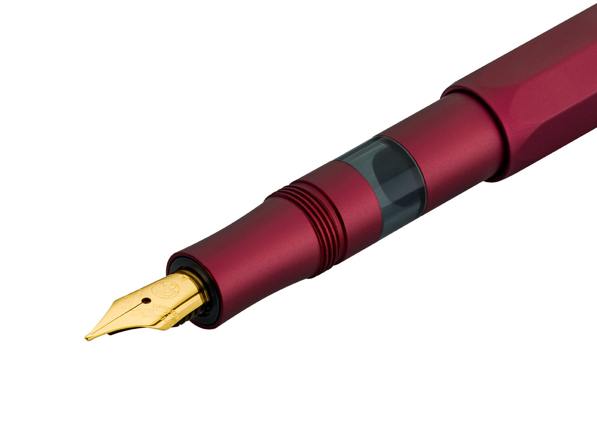 Kaweco Piston AL Sport Fountain Pen - Bordeaux