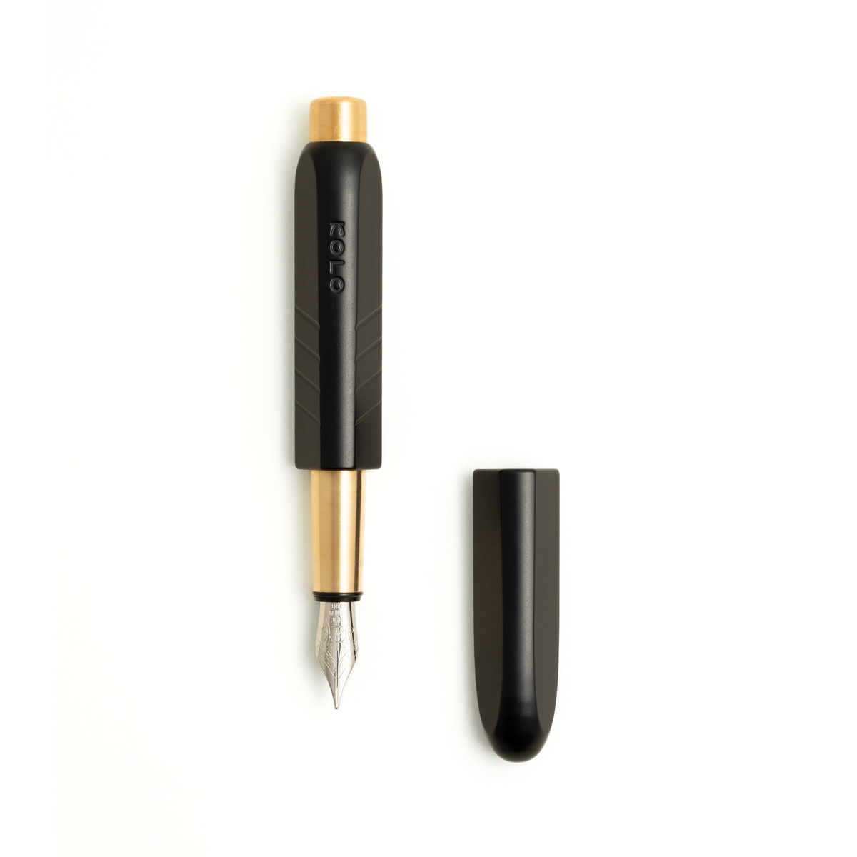 Kolo Tino Fountain Pen - Anodized Aluminum Noir