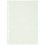 Maruman Loose Leaf Paper - 6mm Ruled - White Lily - A5