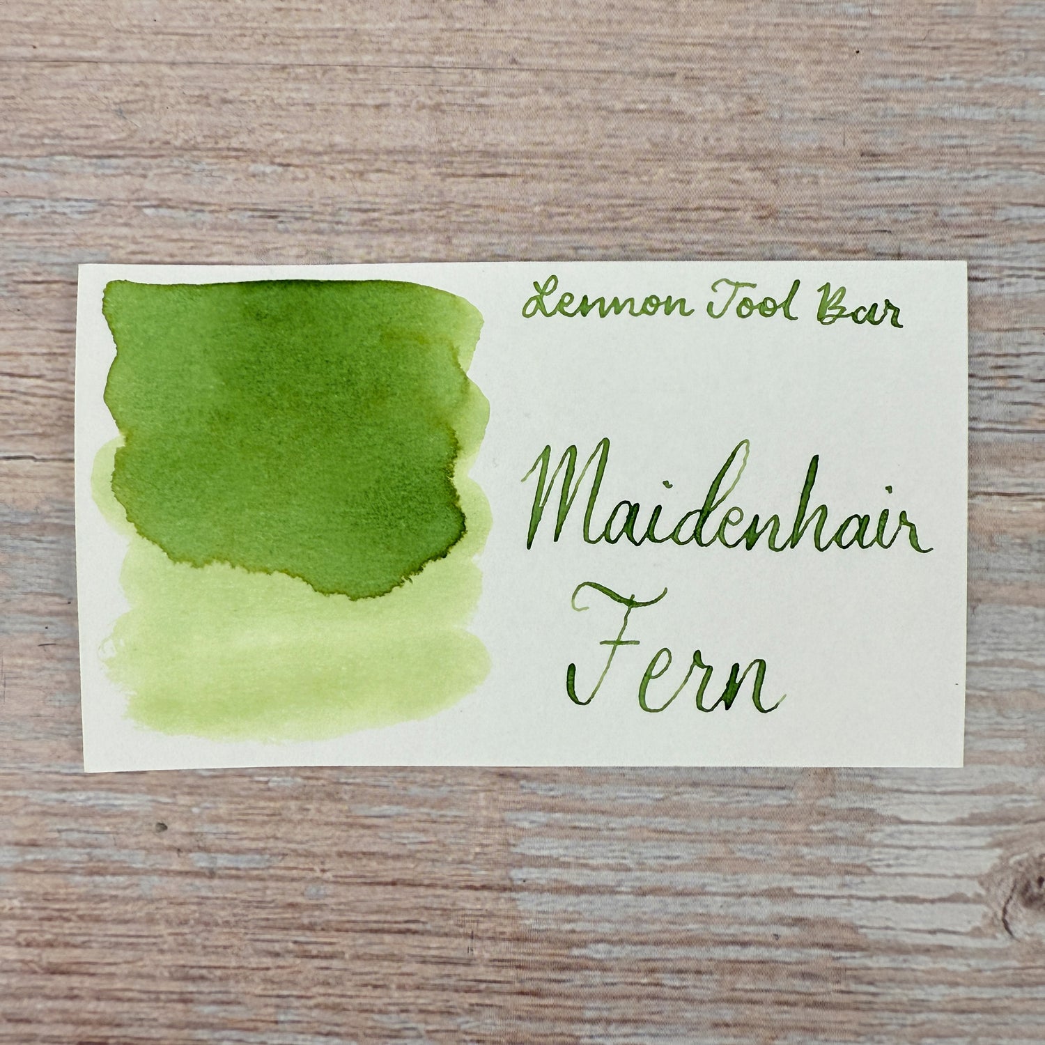 Lennon Tool Bar Maidenhair Fern - 30ml Bottled Ink