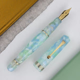 Leonardo Momento Zero Fountain Pen - Artica with Gold Trim (Limited Edition)