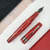 Leonardo Supernova Fountain Pen - Starlight Pink w/ Ruthenium Trim