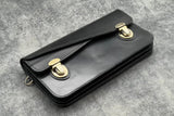 Galen Leather Accordion Pouch / Bag