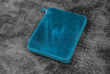 Galen Leather Zipped A5 Notebook Folio