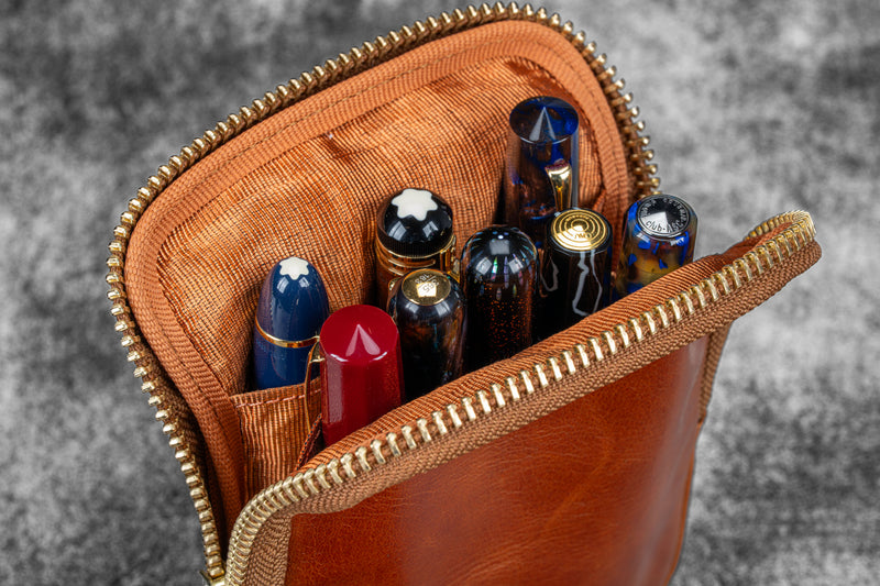 Galen Leather Legacy Collection X Nock Co Leather Sinclair Pen Case