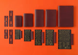 Plotter Liscio Leather Binder Limited BOX - Narrow Size