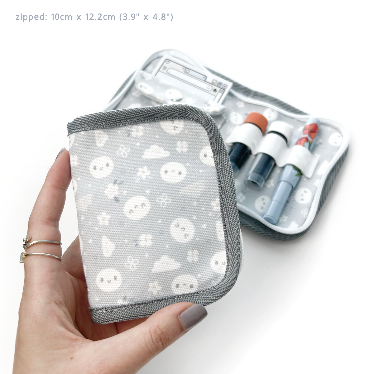 TheCoffeeMonsterzCo Grey Area - Little Bits Pouch