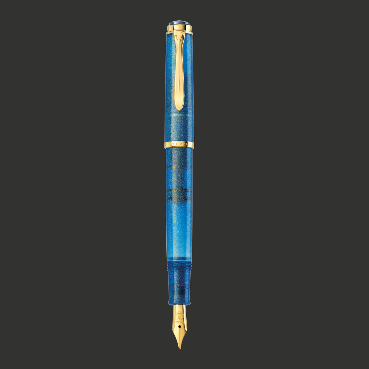 Pelikan Classic M200 Fountain Pen - Golden Lapis (Special Edition)(Doorbuster)