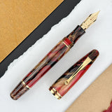 Maiora Ultra Ogiva Golden Rule Fountain Pen - 14K Gold Nib (Limited Edition)