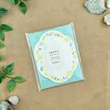 Midori Letterpress Die-Cut Stationery - Lemon