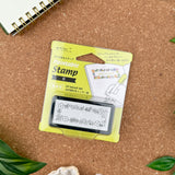 Midori Pre-Inked Half Size Stamp