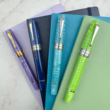 Montegrappa Regal Year of the Dragon Fountain Pen - Mamba Green