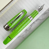 Montegrappa Regal Year of the Dragon Fountain Pen - Mamba Green