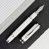 Monteverde Innova Fountain Pen - Cloud Dancer w/ Chrome (Special Edition)