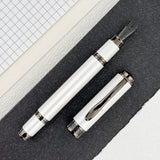 Monteverde Innova Fountain Pen - Cloud Dancer w/ Gunmetal (Special Edition)