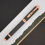 Monteverde Innova Fountain Pen Gift Set - Carbon Fiber w/ Rosegold