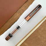 Monteverde MP1 Fountain Pen and Aluminum Pen Holder Set - Mocha Mousse (Limited Edition)