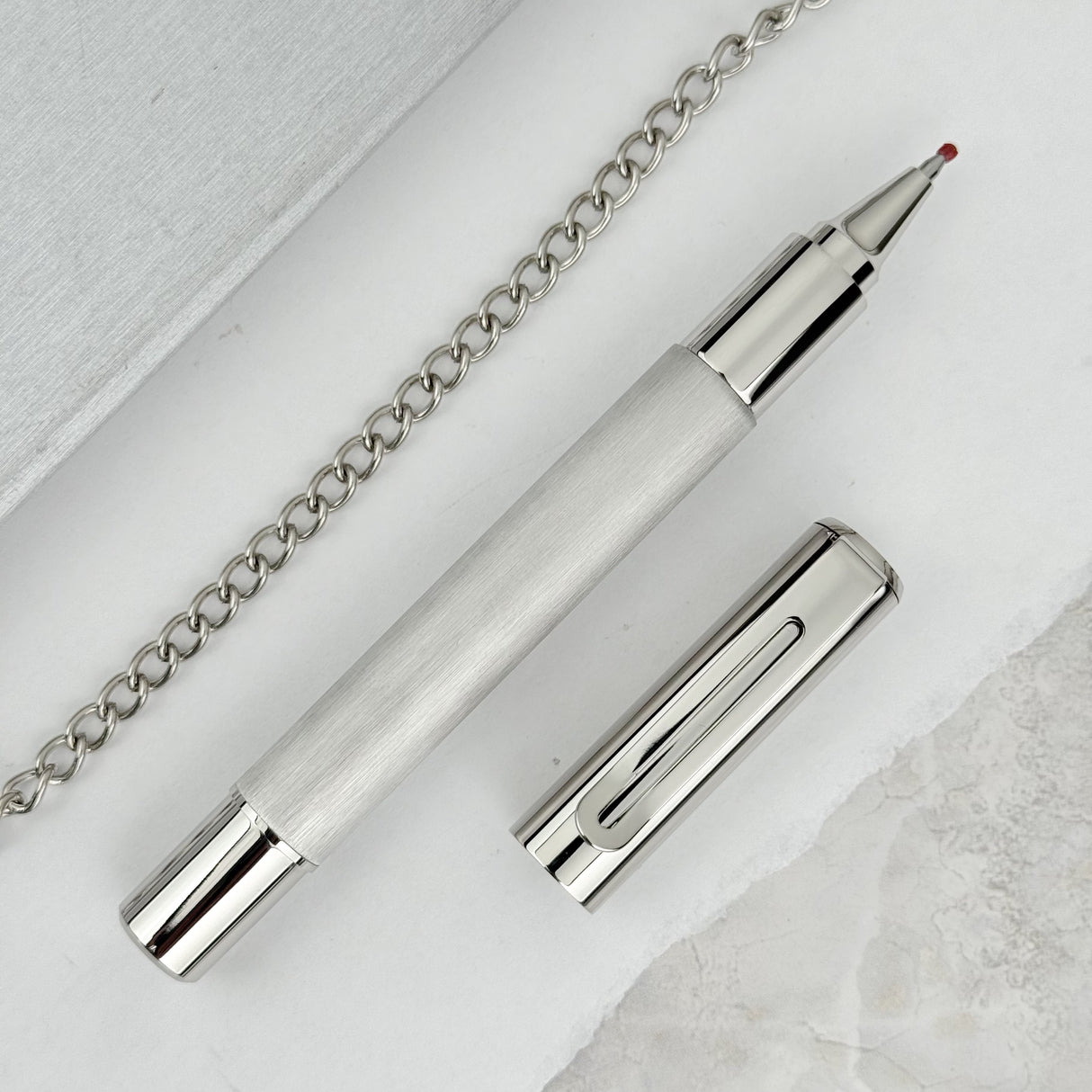 Monteverde Ritma Rollerball Pen - Brushed Stainless Steel (Special Edition)