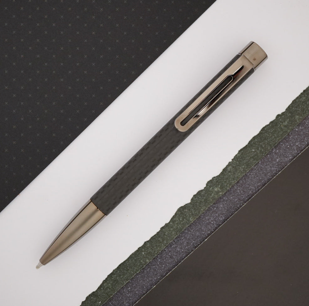 Monteverde Ritma Ballpoint Pen Gift Set - Matte Carbon Fiber