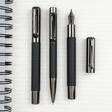 Monteverde Ritma Rollerball Pen - Matte Carbon Fiber