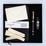 Monteverde Innova Fountain Pen Gift Set - Carbon Fiber w/ Rosegold