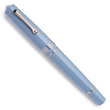 Leonardo Momento Zero Grande 2.0 The Art of Guilloché Fountain Pen - Indigo with Rose Gold Trim