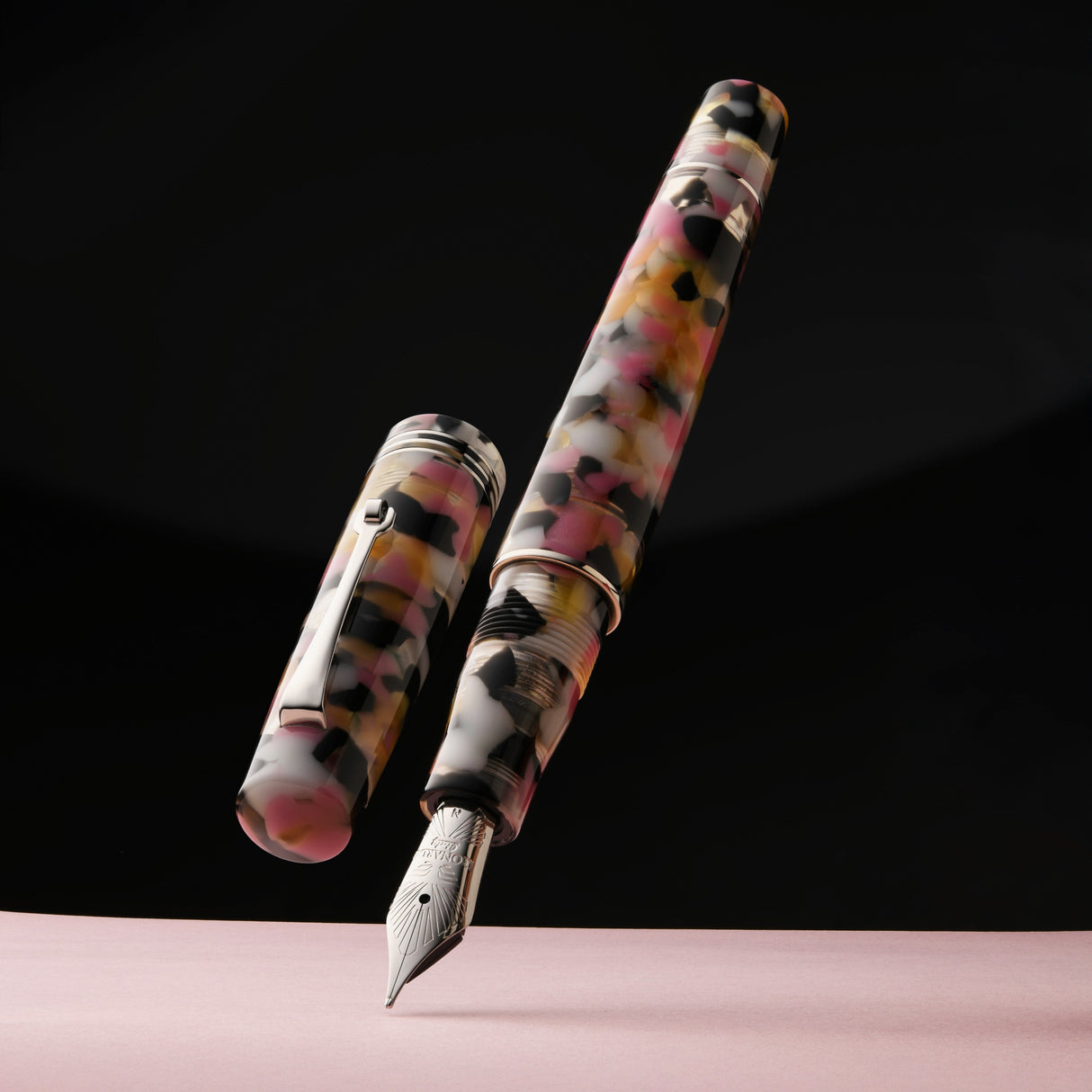 Leonardo Momento Zero Fountain Pen - Corricella with Silver Trim (Limited Edition)
