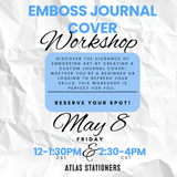 Atlas Embossing Journal Cover Workshop