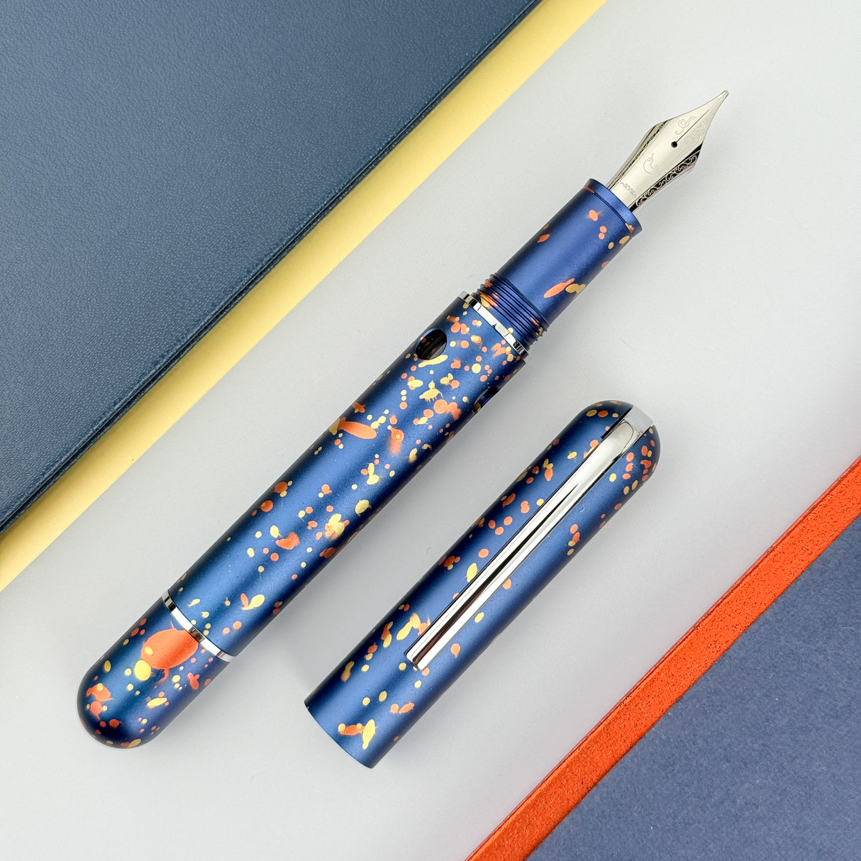 Nahvalur (Narwhal) Nautilus Fountain Pen - Fireworks