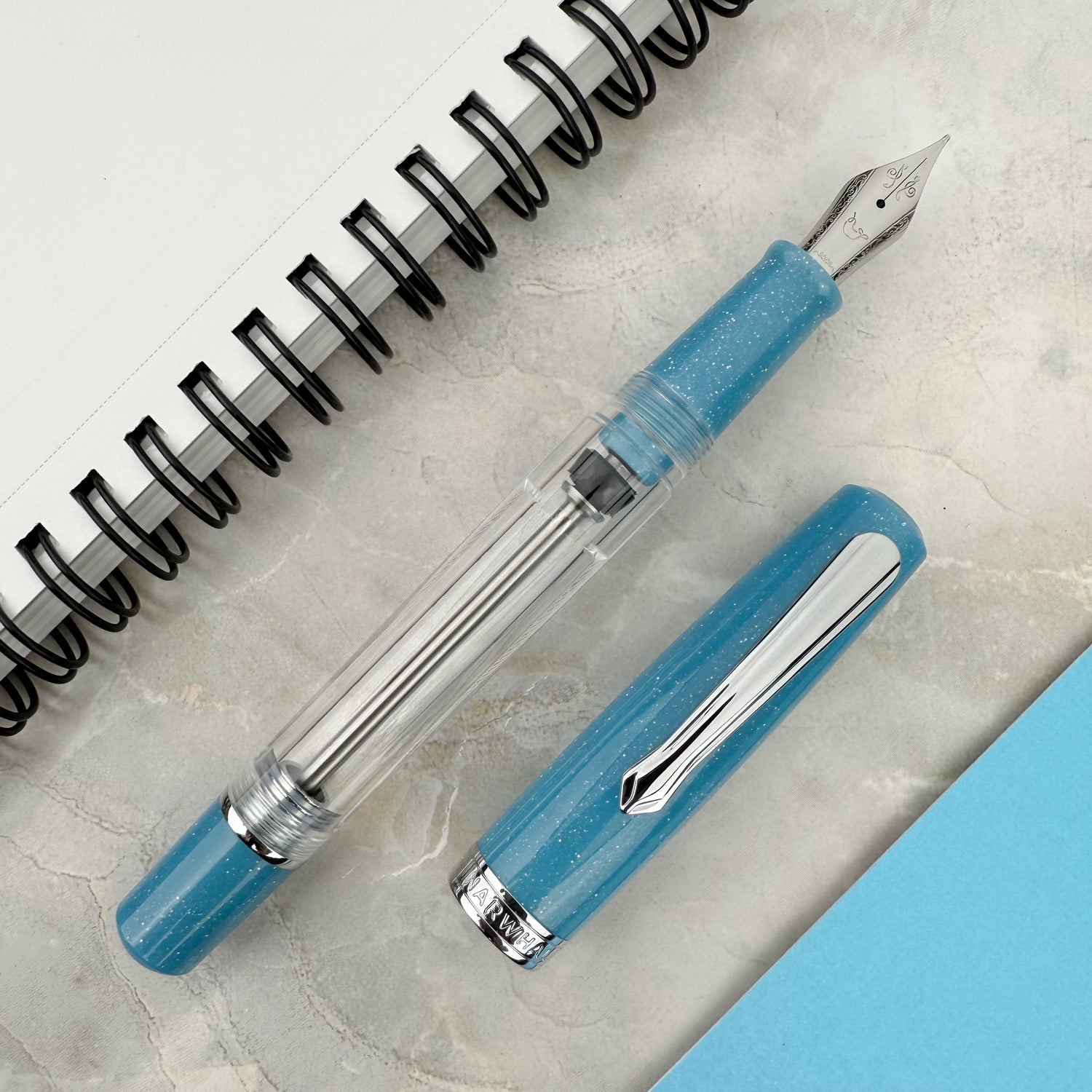 Nahvalur (Narwhal) Original Plus Fountain Pen - Powder Blue