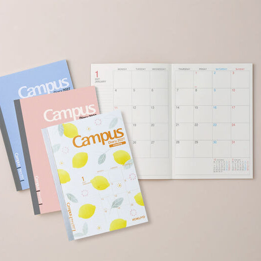 Kokuyo Campus 2027 Monthly Diary - A5