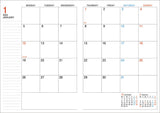 Kokuyo Campus 2027 Monthly Diary - B5